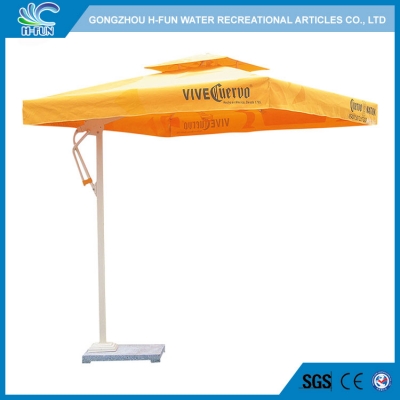 сталь / алюминиевый каркас УФ-устойчивый зонтик для террасы 